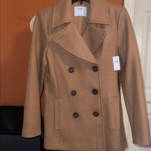 Old Navy Women's Camel Peacoat